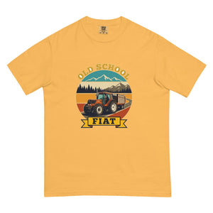 The Tractor Mugs Store Mustard / S FIATAGRI F130 OLD SCHOOL FIAT Outdoor | Unisex Premium T-shirt Quality Farmers Merch