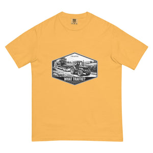 The Tractor Mugs Store Mustard / S FIATAGRI F140 TRAFFIC WHAT TRAFFIC? Moose | Unisex Premium T-shirt Quality Farmers Merch