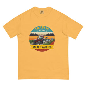 The Tractor Mugs Store Mustard / S FIATAGRI F140 TRAFFIC WHAT TRAFFIC? Outdoor | Unisex Premium T-shirt Quality Farmers Merch