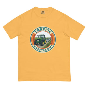 The Tractor Mugs Store Mustard / S John Deere 6930 TRAFFIC WHAT TRAFFIC? Retro | Unisex Premium T-shirt Quality Farmers Merch