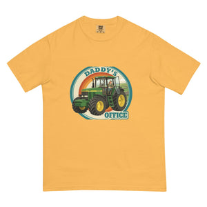 The Tractor Mugs Store Mustard / S John Deere 7810 DADDY'S OFFICE Retro | Unisex Premium T-shirt Quality Farmers Merch