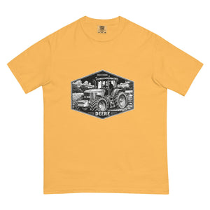 The Tractor Mugs Store Mustard / S John Deere 7810 OLD SCHOOL DEERE Moose | Unisex Premium T-shirt Quality Farmers Merch