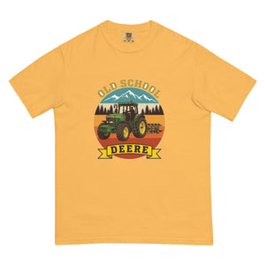 The Tractor Mugs Store Mustard / S John Deere 7810 OLD SCHOOL DEERE Outdoor | Unisex Premium T-shirt Quality Farmers Merch