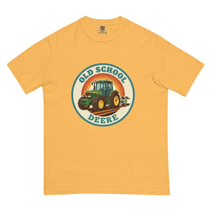 The Tractor Mugs Store Mustard / S John Deere 7810 OLD SCHOOL DEERE Retro | Unisex Premium T-shirt Quality Farmers Merch