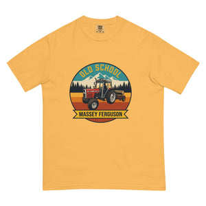 The Tractor Mugs Store Mustard / S Massey Ferguson 390T OLD SCHOOL MASSEY FERGUSON Outdoor | Unisex Premium T-shirt Quality Farmers Merch