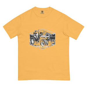 The Tractor Mugs Store Mustard / S New Holland TM 135 OLD SCHOOL NEW HOLLAND Moose | Unisex Premium T-shirt Quality Farmers Merch