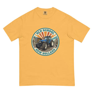 The Tractor Mugs Store Mustard / S New Holland TM 155 OLD SCHOOL NEW HOLLAND Retro | Unisex Premium T-shirt Quality Farmers Merch