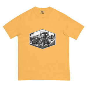 The Tractor Mugs Store Mustard / S New Holland TM 155 TRAFFIC WHAT TRAFFIC? Moose | Unisex Premium T-shirt Quality Farmers Merch