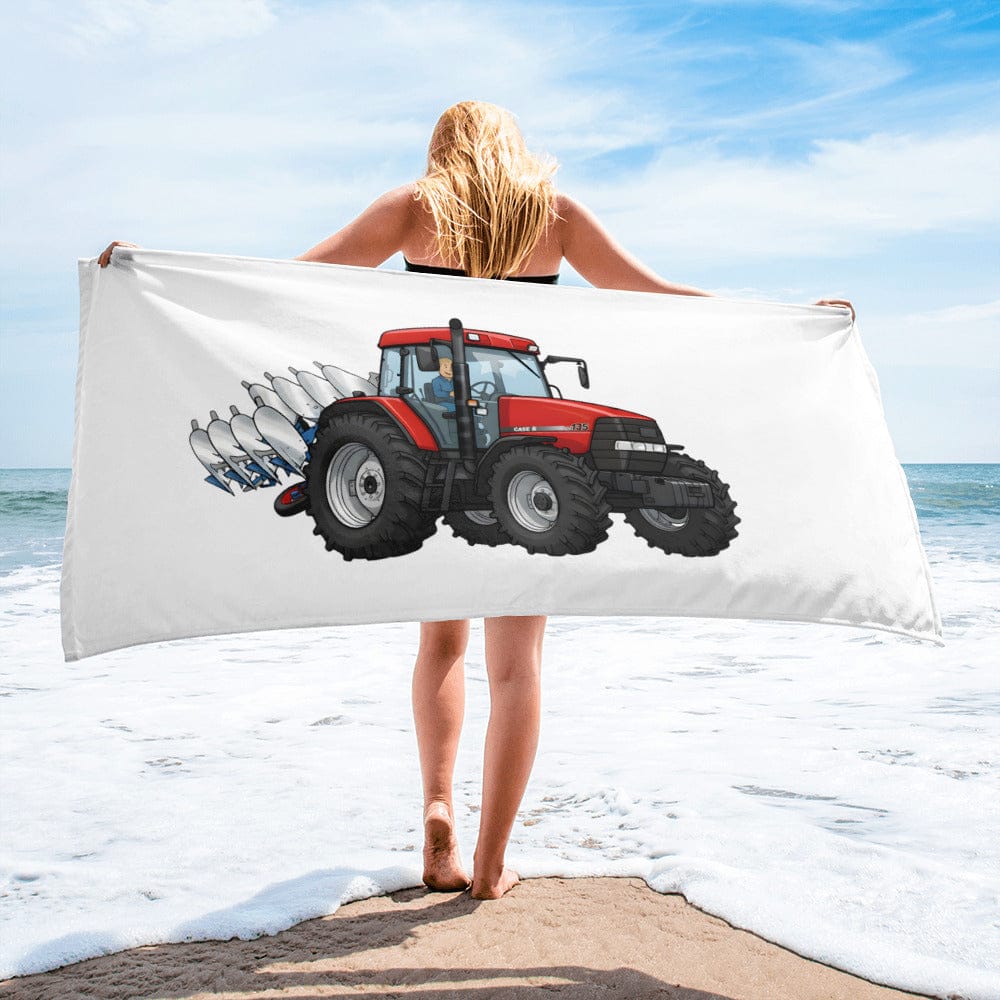 The Tractor Mugs Store MX 135 with Plough | Towel Quality Farmers Merch