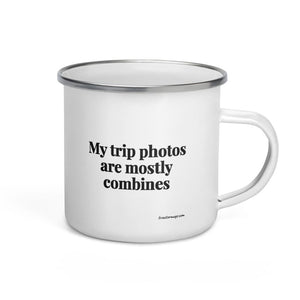 The Tractor Mugs Store My Trip Photos Are Mostly Combines | Enamel Mug Quality Farmers Merch