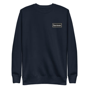 The Tractor Mugs Store Navy Blazer / S OASIS Style FARMER | Unisex Premium Sweatshirt Quality Farmers Merch