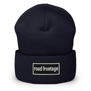 The Tractor Mugs Store Navy OASIS Style 'Road Frontage' | Cuffed Beanie Quality Farmers Merch
