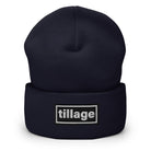 The Tractor Mugs Store Navy OASIS Style 'Tillage' | Cuffed Beanie Quality Farmers Merch