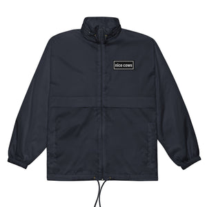 The Tractor Mugs Store Navy / S Oasis Style Nice Cows Windbreaker | Unisex Embroidered Quality Farmers Merch