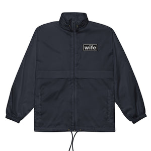 The Tractor Mugs Store Navy / S Oasis Style Wife Windbreaker | Unisex Embroidered Quality Farmers Merch