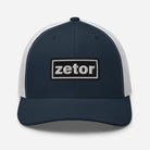 The Tractor Mugs Store Navy/ White Oasis Style Retro Zetor | Trucker Cap Quality Farmers Merch