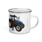 The Tractor Mugs Store New Holland 110 Man | Enamel Mug Quality Farmers Merch