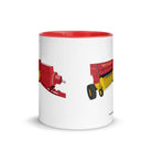 The Tractor Mugs Store New Holland 274 Square Baler | Mug with Color Inside Quality Farmers Merch