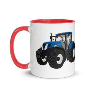 The Tractor Mugs Store New Holland 7040 | Mug with Color Inside Quality Farmers Merch