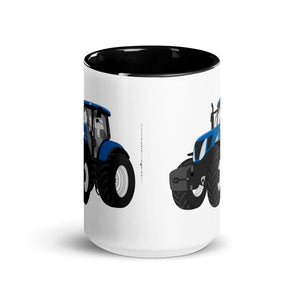 The Tractor Mugs Store New Holland 7040 | Mug with Color Inside Quality Farmers Merch
