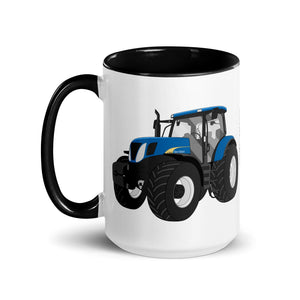 The Tractor Mugs Store New Holland 7040 | Mug with Color Inside Quality Farmers Merch