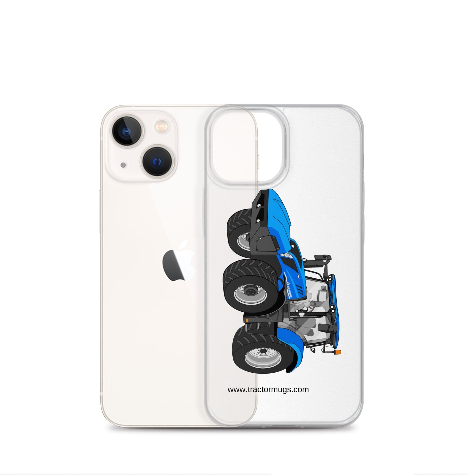 The Tractor Mugs Store New Holland T6 180 Methane | Clear Case for iPhone® Quality Farmers Merch