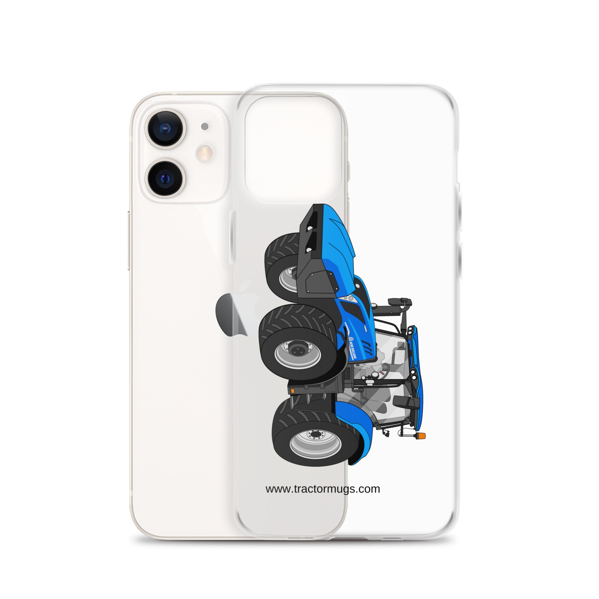 The Tractor Mugs Store New Holland T6 180 Methane | Clear Case for iPhone® Quality Farmers Merch