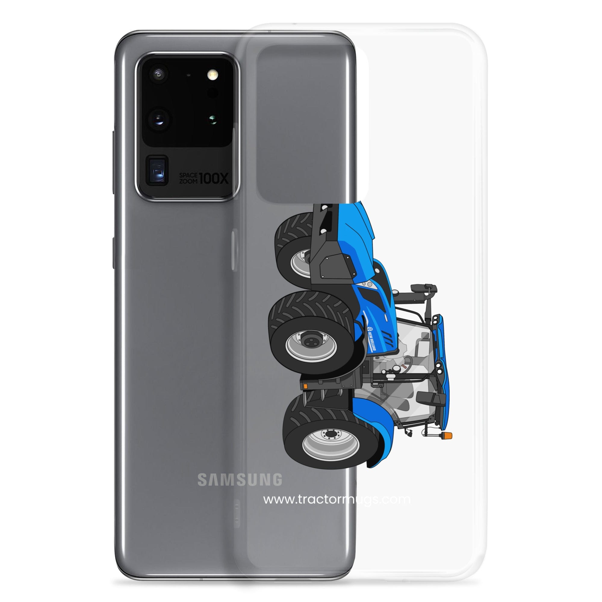 The Tractor Mugs Store New Holland T6 180 Methane | Clear Case for Samsung® Quality Farmers Merch