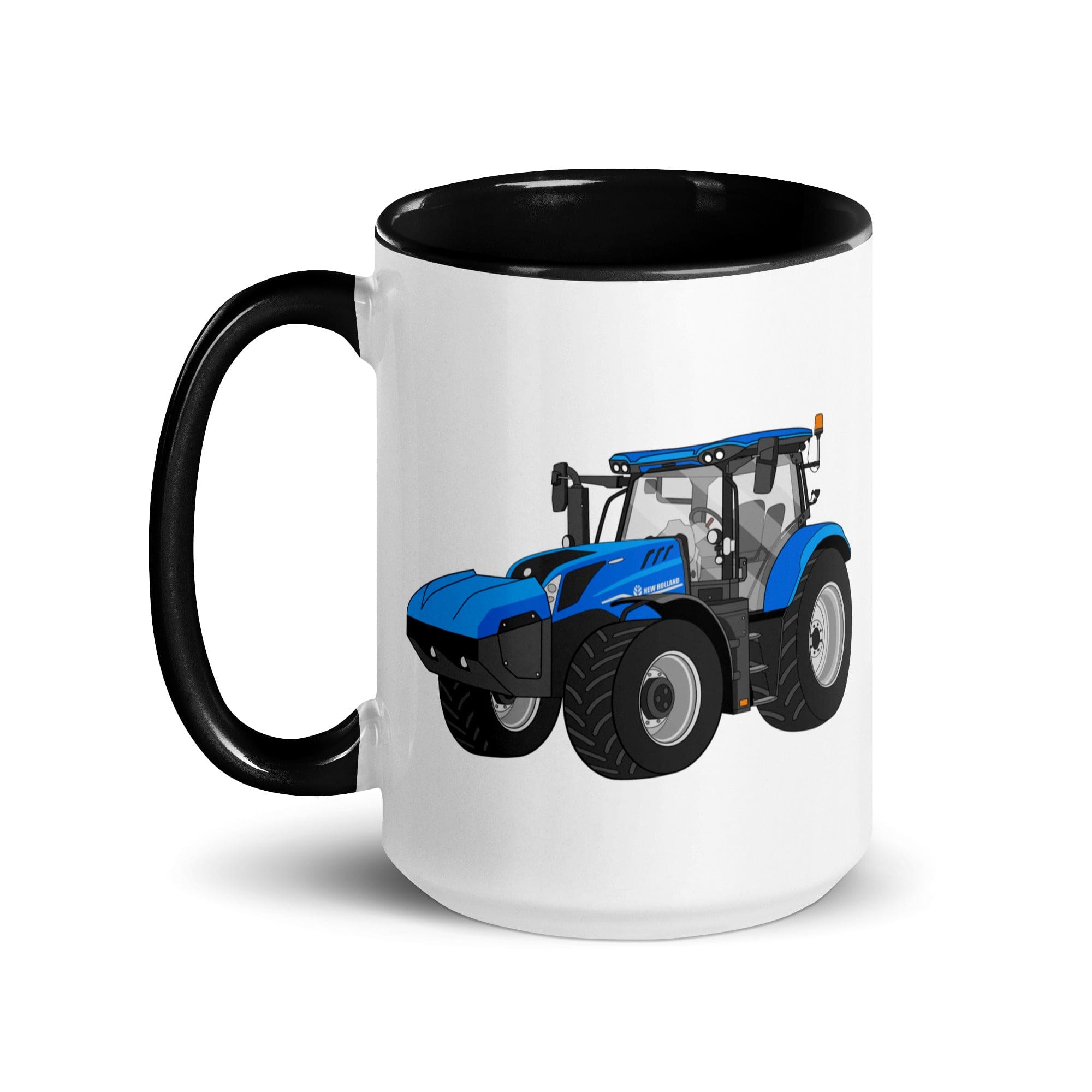 The Tractor Mugs Store New Holland T6 180 Methane | Mug with Color Inside Quality Farmers Merch