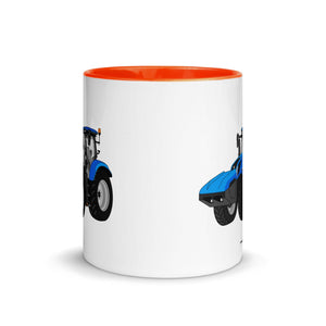 The Tractor Mugs Store New Holland T6 180 Methane | Mug with Color Inside Quality Farmers Merch