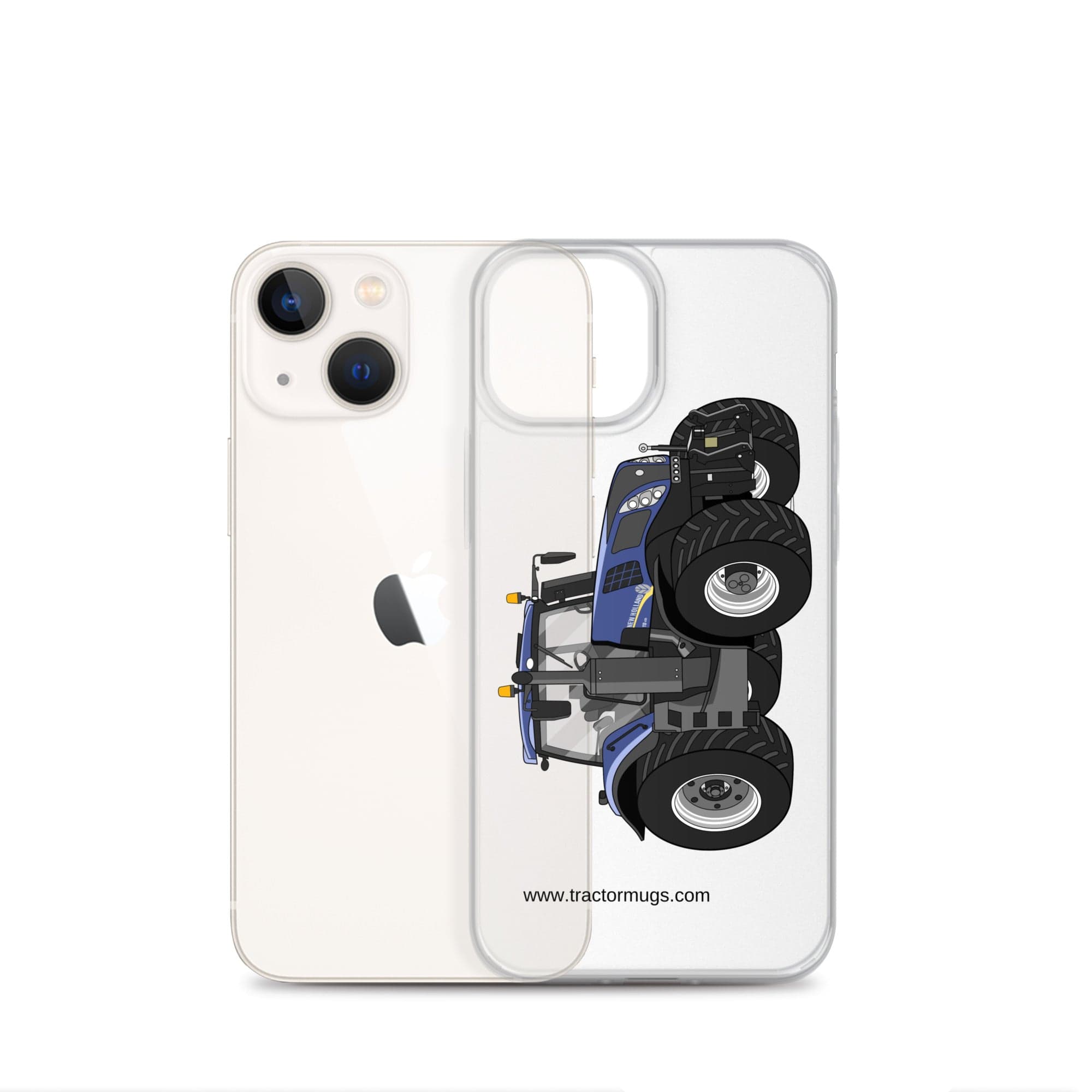 The Tractor Mugs Store New Holland T8 435 | Clear Case for iPhone® Quality Farmers Merch