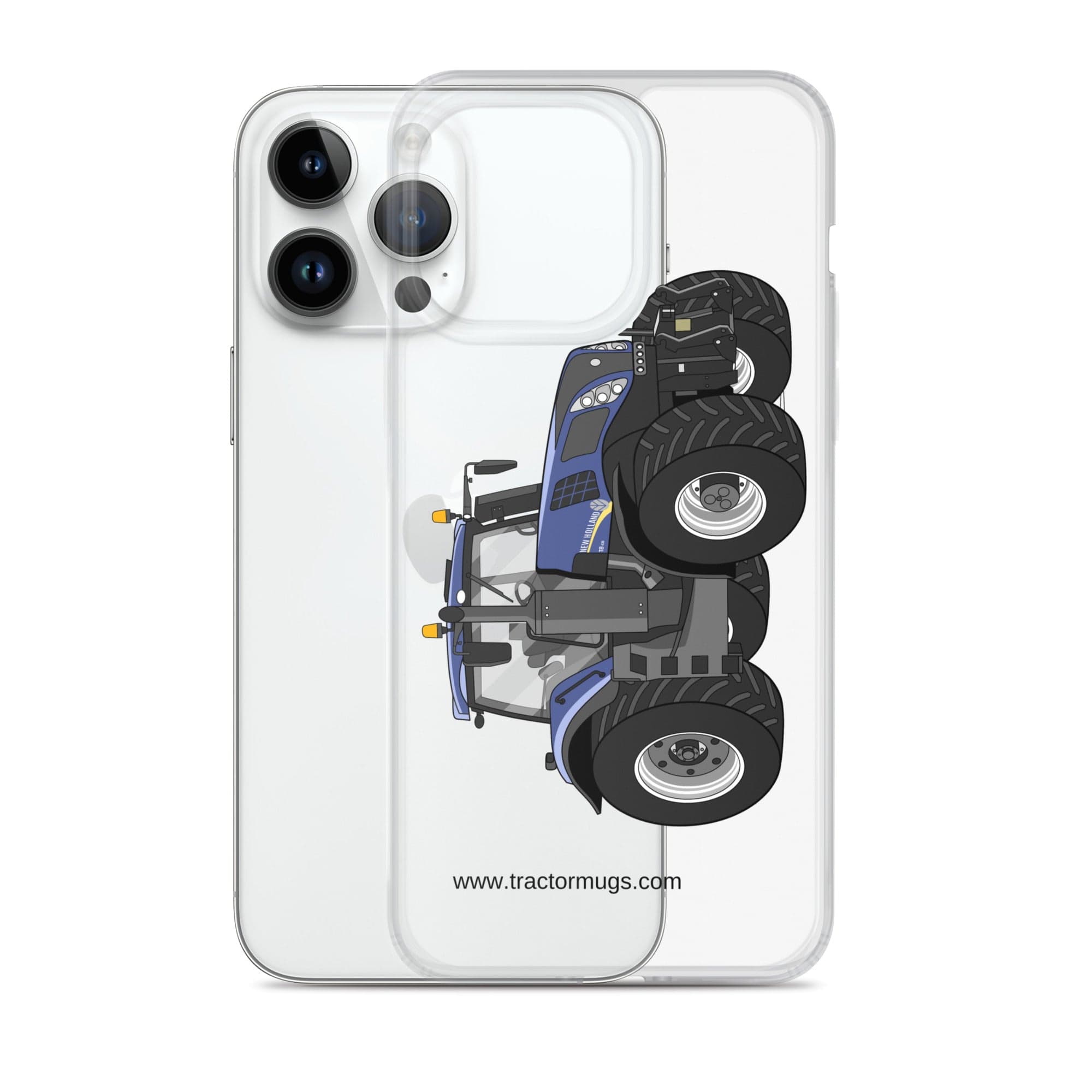 The Tractor Mugs Store New Holland T8 435 | Clear Case for iPhone® Quality Farmers Merch