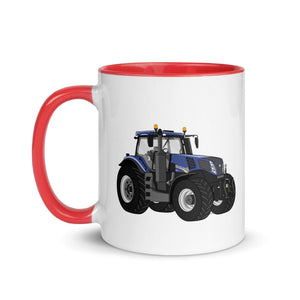 The Tractor Mugs Store New Holland T8 435 | Mug with Color Inside Quality Farmers Merch