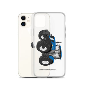 The Tractor Mugs Store New Holland The 7040-1 | Clear Case for iPhone® Quality Farmers Merch