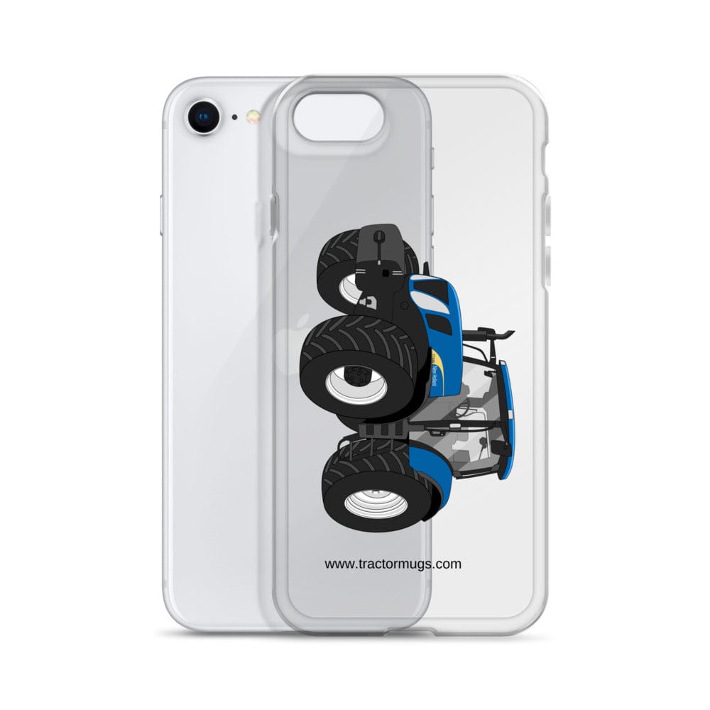 The Tractor Mugs Store New Holland The 7040-1 | Clear Case for iPhone® Quality Farmers Merch