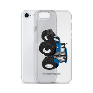 The Tractor Mugs Store New Holland The 7040-1 | Clear Case for iPhone® Quality Farmers Merch