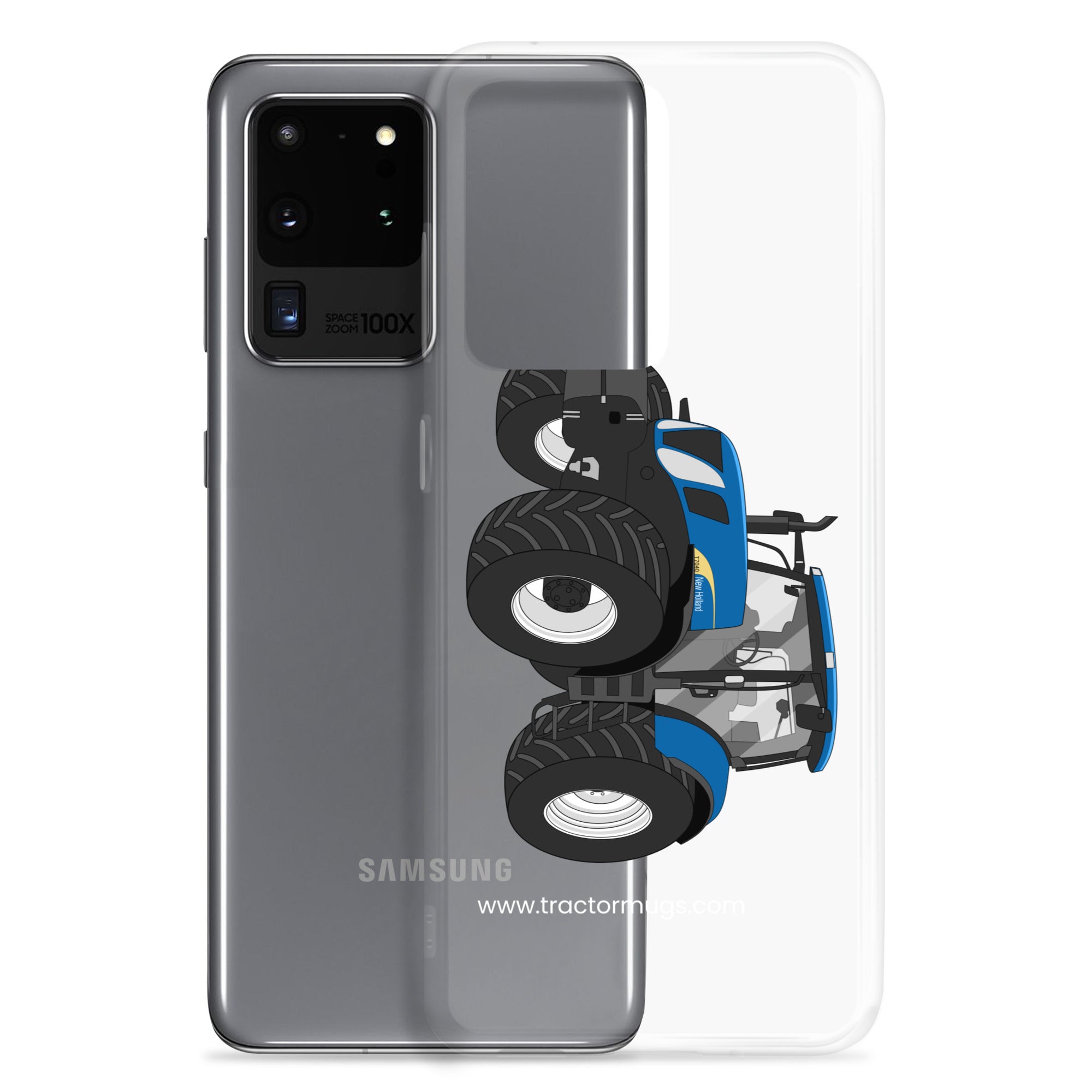 The Tractor Mugs Store New Holland The 7040-1 | Clear Case for Samsung® Quality Farmers Merch