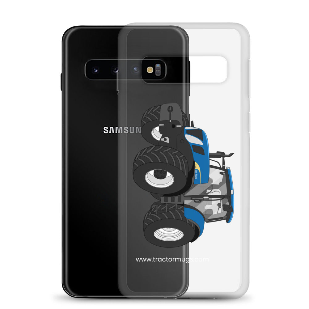 The Tractor Mugs Store New Holland The 7040-1 | Clear Case for Samsung® Quality Farmers Merch