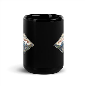The Tractor Mugs Store New Holland TM 135 TRAFFIC WHAT TRAFFIC? Heritage | Black Mug Quality Farmers Merch