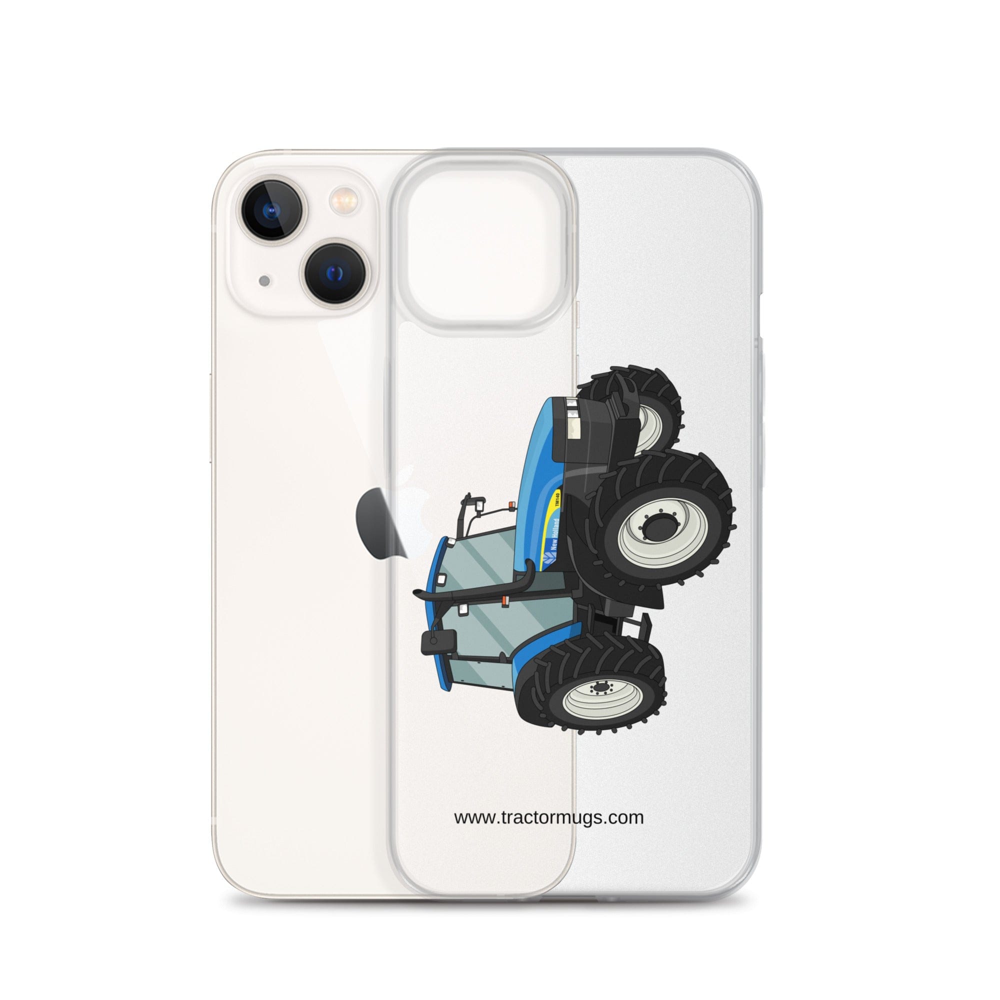 The Tractor Mugs Store New Holland TM 140 | Clear Case for iPhone® Quality Farmers Merch