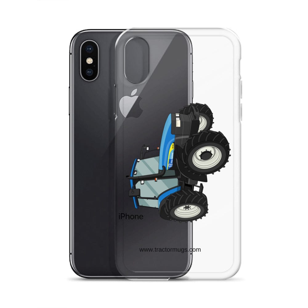 The Tractor Mugs Store New Holland TM 140 | Clear Case for iPhone® Quality Farmers Merch