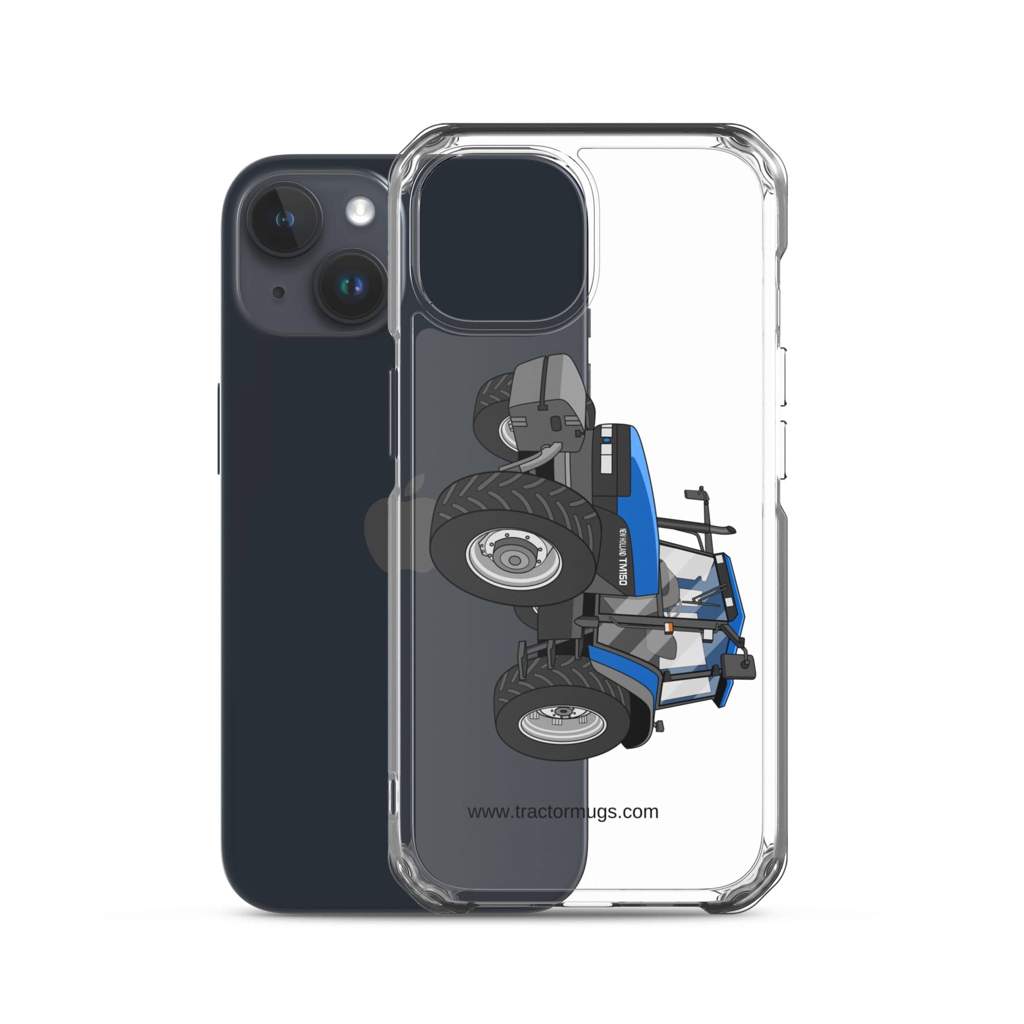 The Tractor Mugs Store New Holland TM 150 Super Steer | Clear Case for iPhone® Quality Farmers Merch