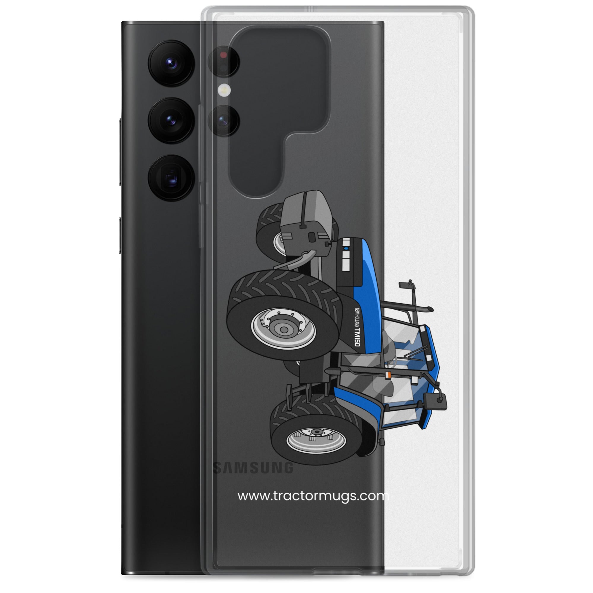 The Tractor Mugs Store New Holland TM 150 Super Steer | Clear Case for Samsung® Quality Farmers Merch