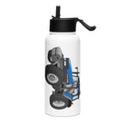 The Tractor Mugs Store New Holland TM 150 Super Steer | Stainless Steel Water Bottle Quality Farmers Merch