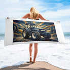 The Tractor Mugs Store New Holland TM 155  | Art Deco Towel Quality Farmers Merch