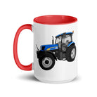 The Tractor Mugs Store New Holland TS 135a | Mug with Color Inside Quality Farmers Merch