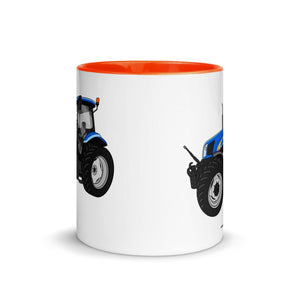 The Tractor Mugs Store New Holland TS 135a | Mug with Color Inside Quality Farmers Merch