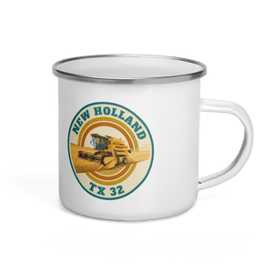 The Tractor Mugs Store New Holland TX 32 | Enamel Mug Quality Farmers Merch