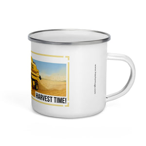 The Tractor Mugs Store New Holland TX66 NO TIME LIKE HARVEST TIME! | Enamel Mug Quality Farmers Merch