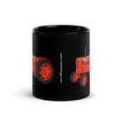 The Tractor Mugs Store Nuffield Universal 4 | Black Glossy Mug Quality Farmers Merch